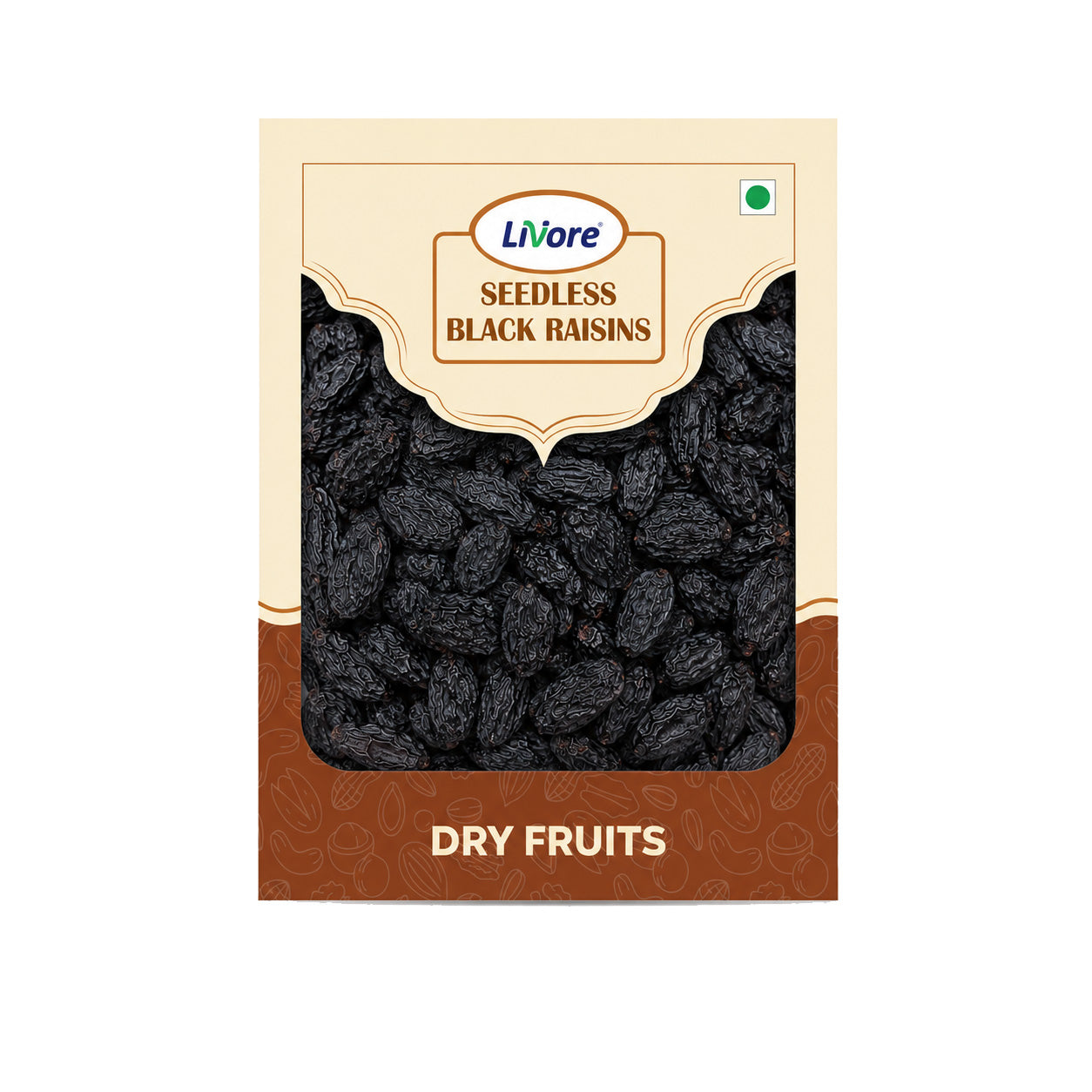 Premium Glazed Seedless Black Raisins