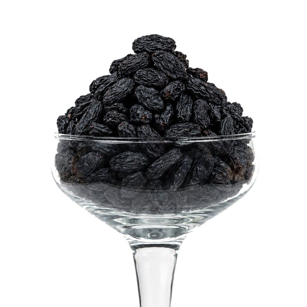 Premium Glazed Seedless Black Raisins