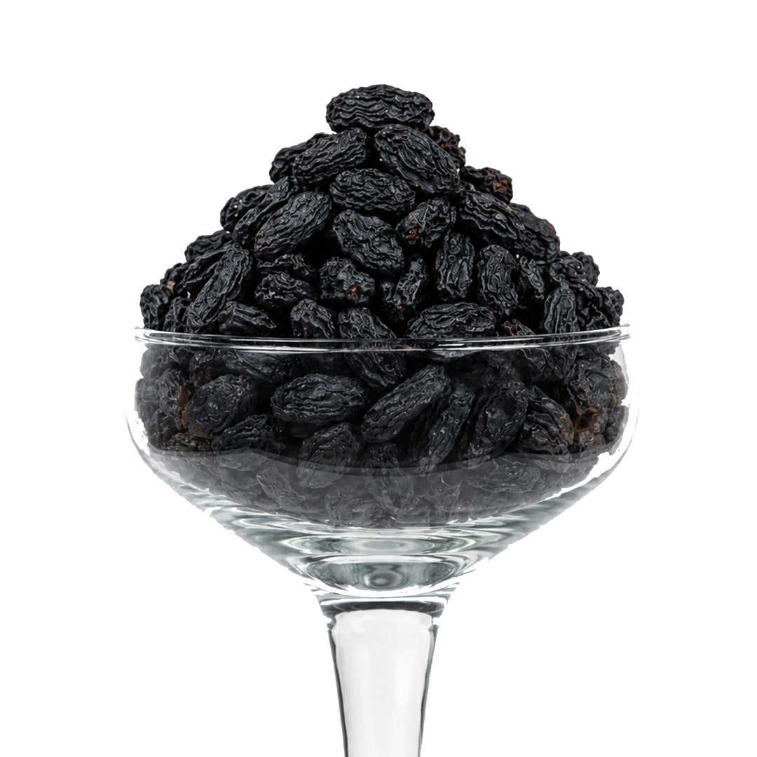 Premium Glazed Seedless Black Raisins