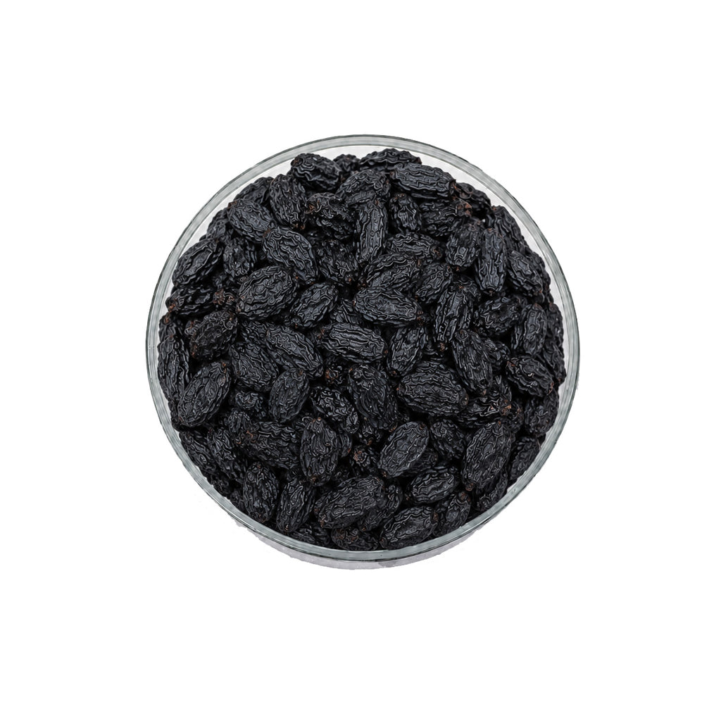Premium Glazed Seedless Black Raisins